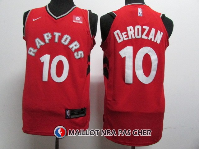 Maillot Authentique Toronto Raptors Derozan 2017-18 10 Rouge
